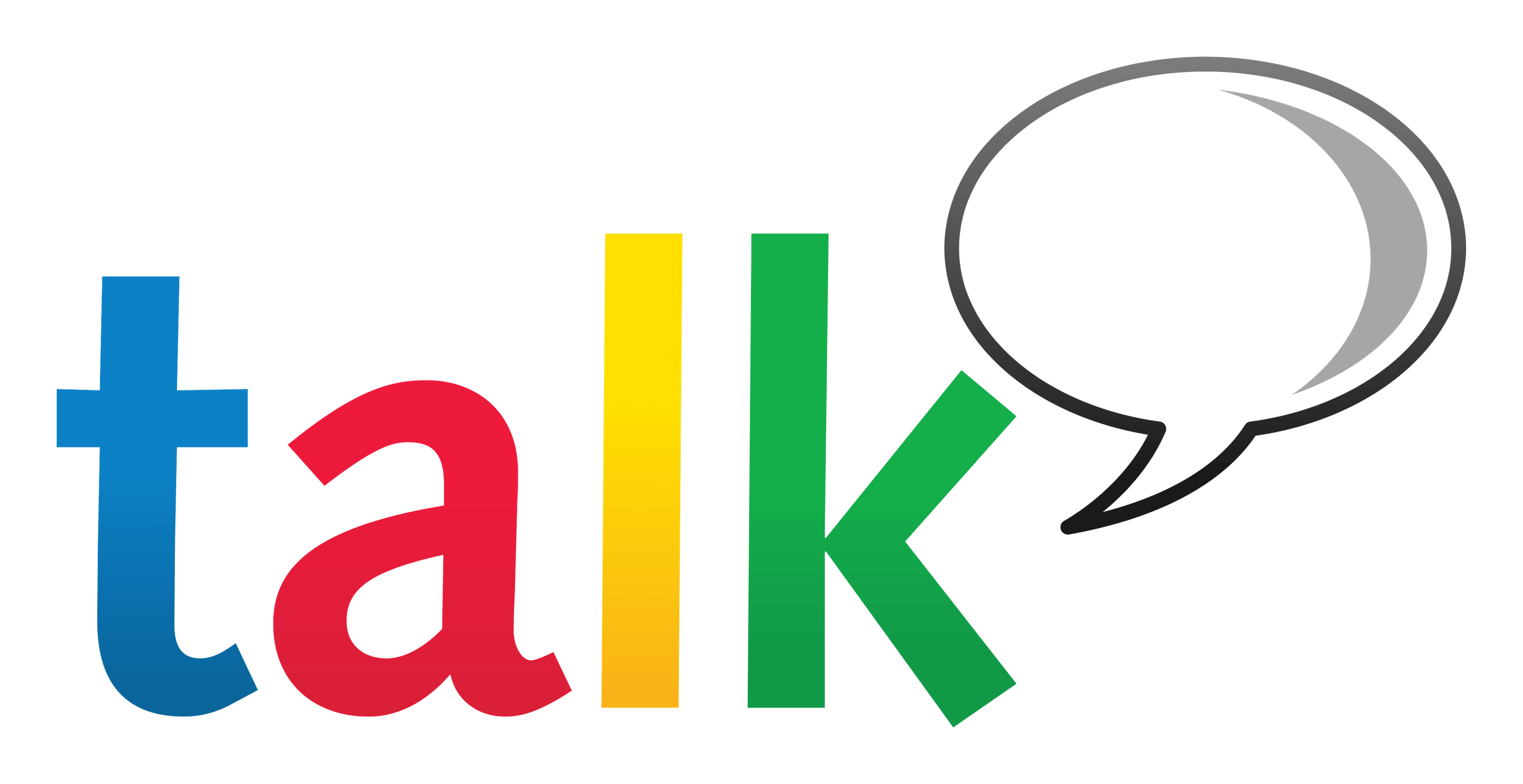 Google Talk logo on a transparent background