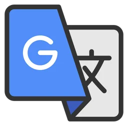 Google Translate logo, icon version, on a transparent background