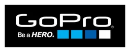 Gopro Hero logo, black wordmark version, on a transparent background