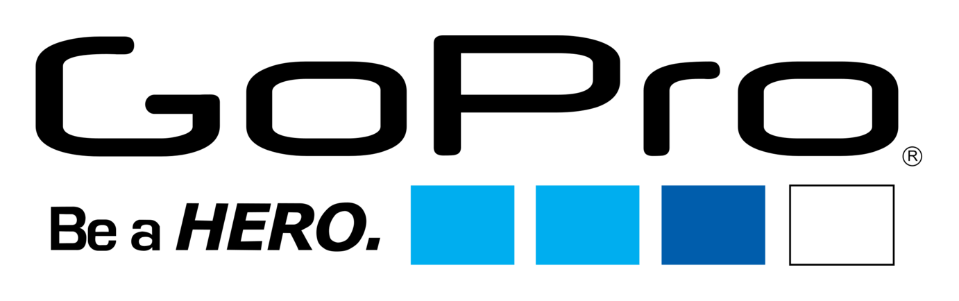 Gopro Hero logo on a transparent background