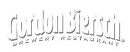 Logo Gordon Biersch, version logotype blanc, sur fond transparent