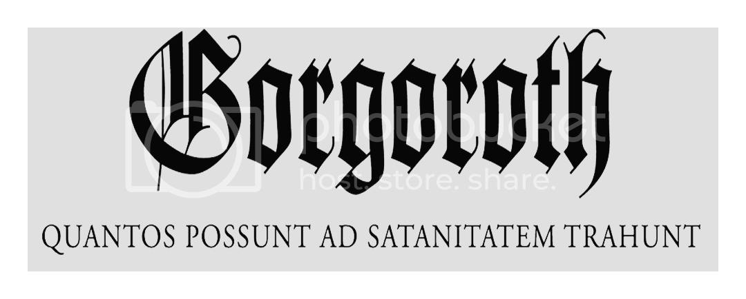 Gorgoroth logo on a transparent background