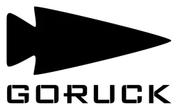 Goruck logo, black version, on a transparent background