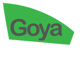 Goya logo, horizontal version, on a transparent background