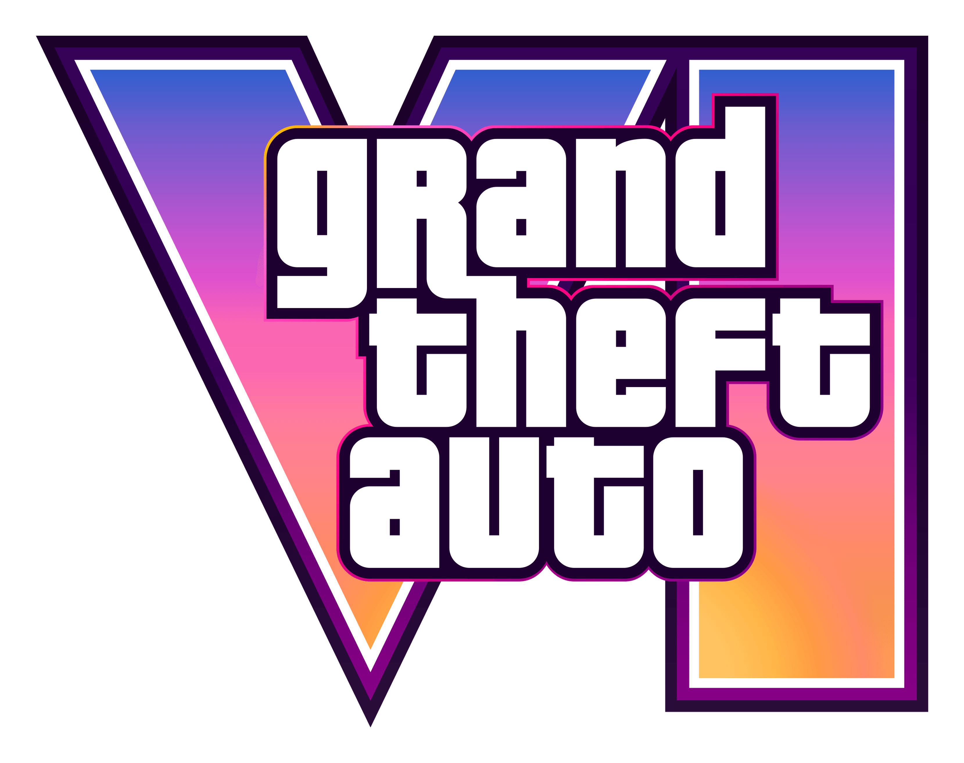 Logo Grand Theft Auto V sur fond transparent