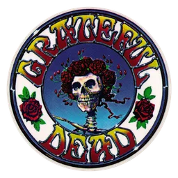 Grateful Dead logo, icon version, on a transparent background