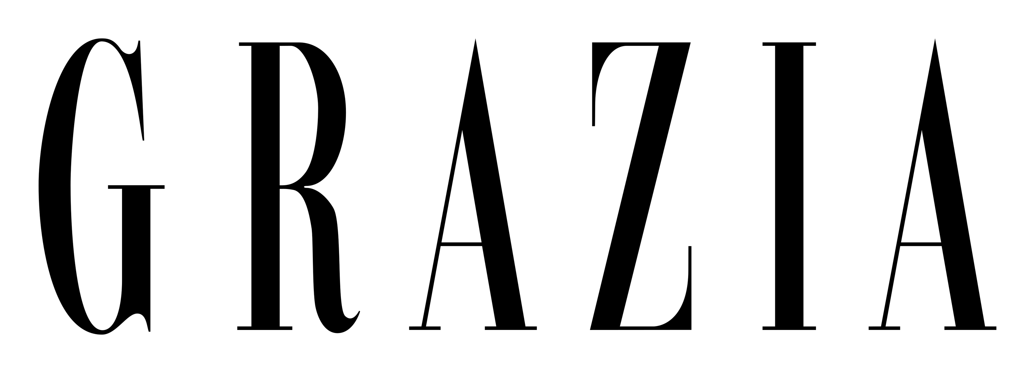 Grazia logo on a transparent background