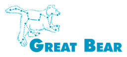 Great Bear logo, horizontal version, on a transparent background