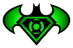 Green Lantern logo, horizontal version, on a transparent background