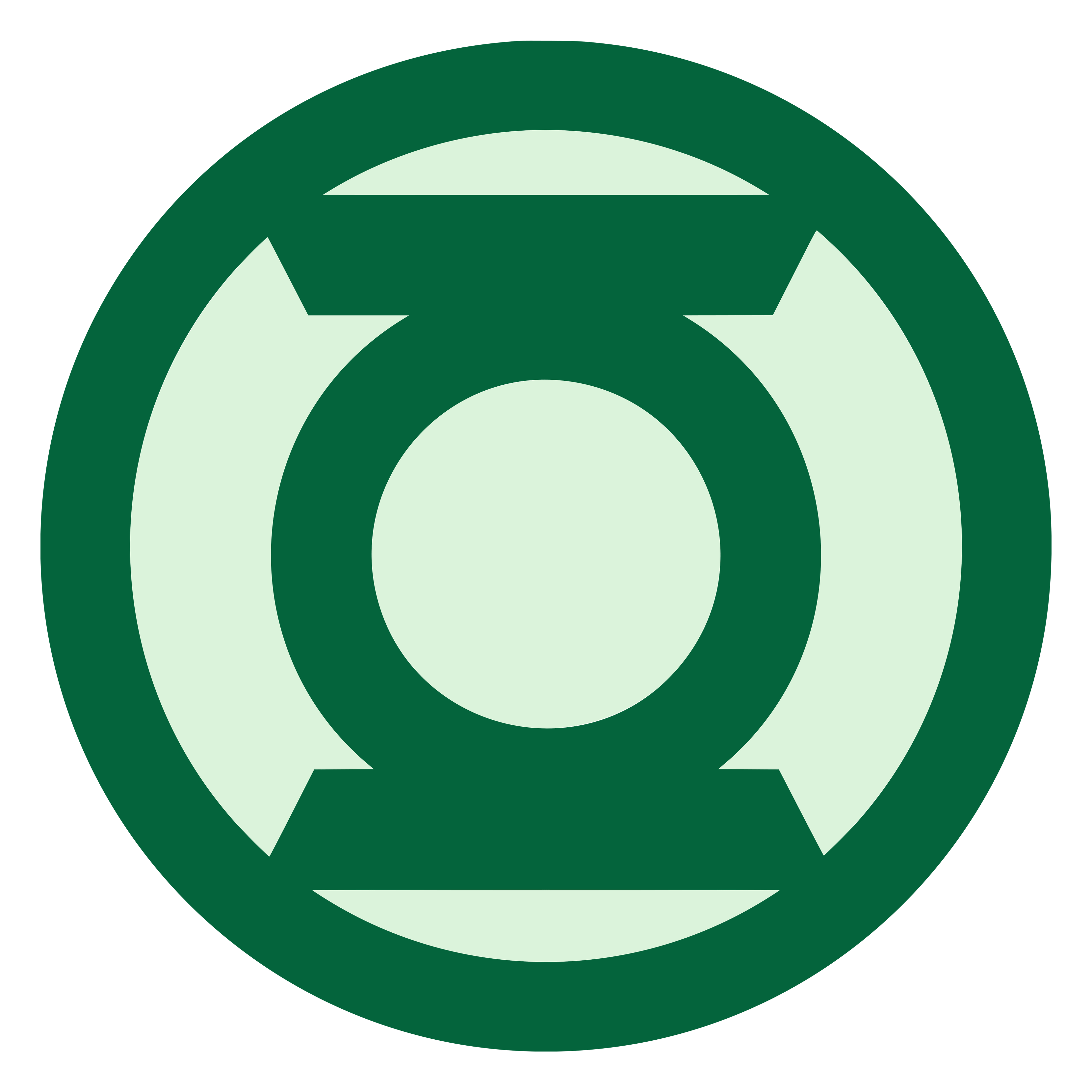Green Lantern logo on a transparent background