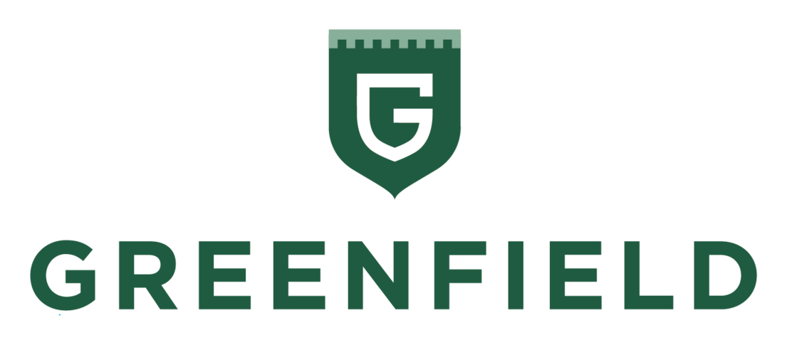 Greenfield logo on a transparent background
