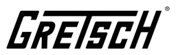 Gretsch logo, black wordmark version, on a transparent background