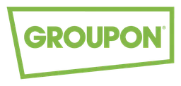 Groupon logo, horizontal version, on a transparent background