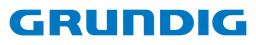 Grundig logo, wordmark version, on a transparent background