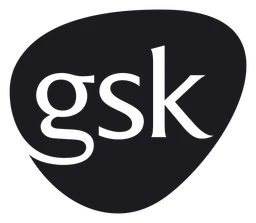 GSK logo, black icon version, on a transparent background