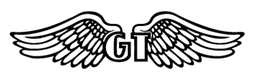 GT Bicycles logo, black wordmark version, on a transparent background