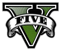 Gta logo, monochrome icon version, on a transparent background