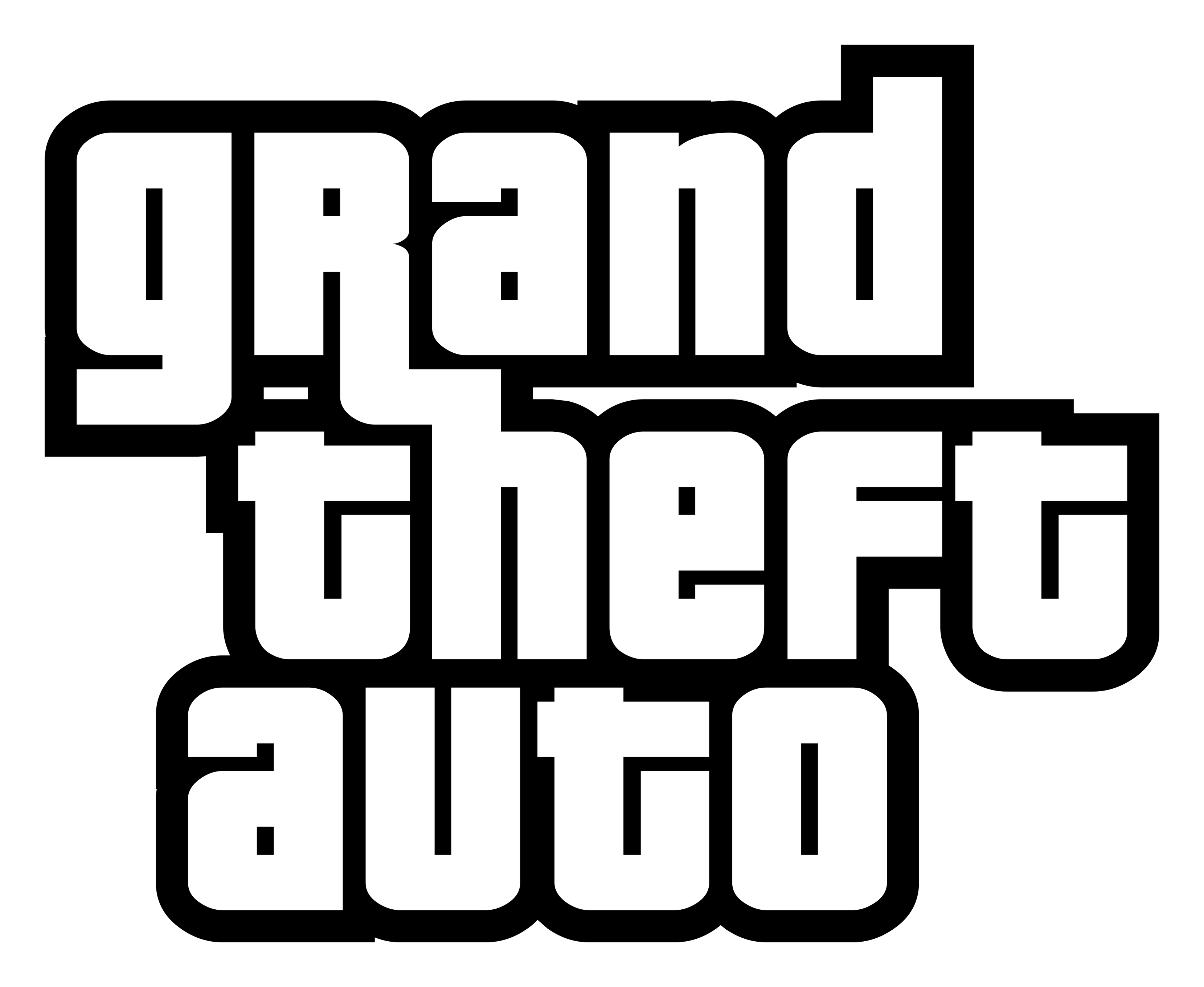 Gta logo on a transparent background