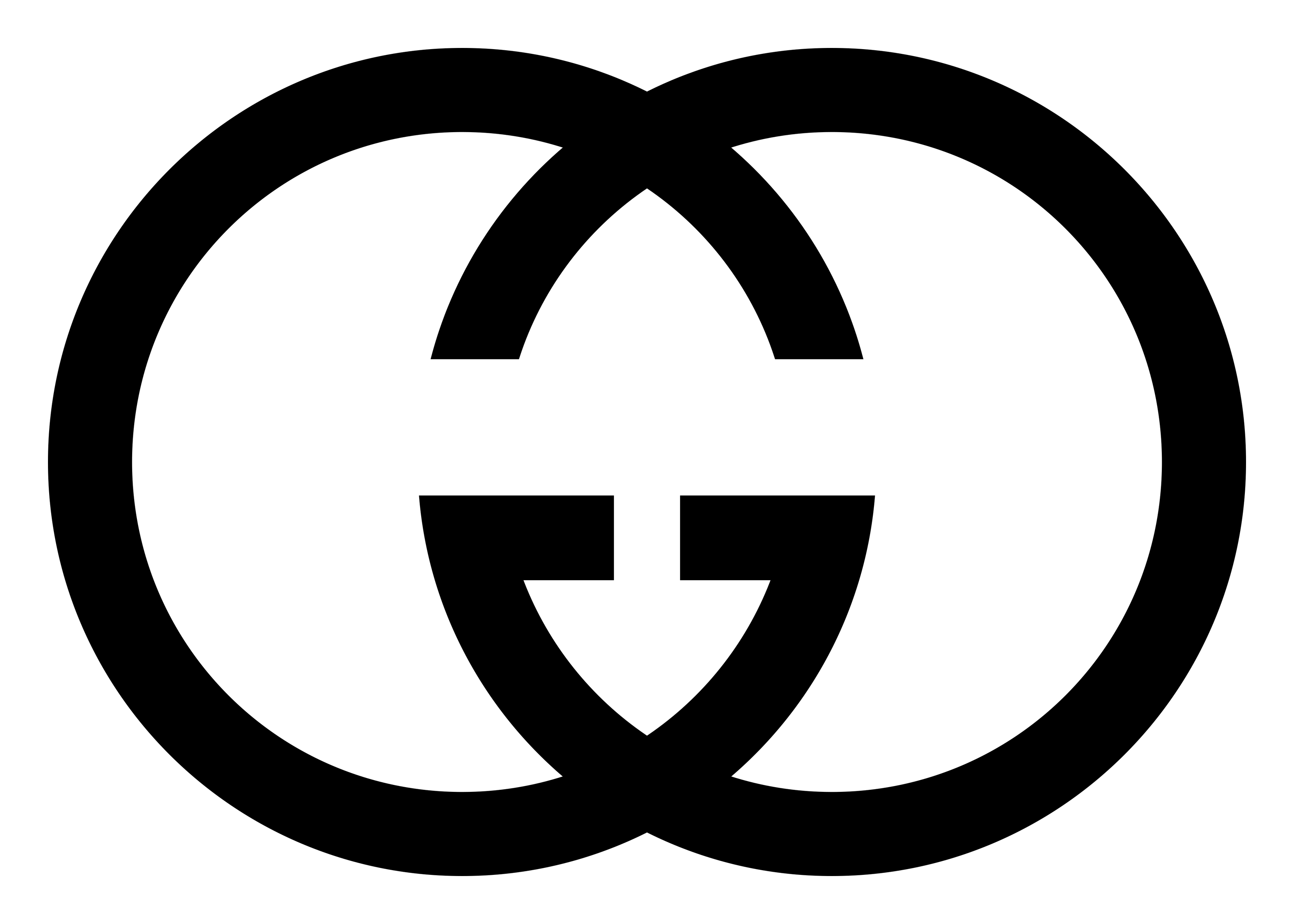 Gucci logo on a transparent background