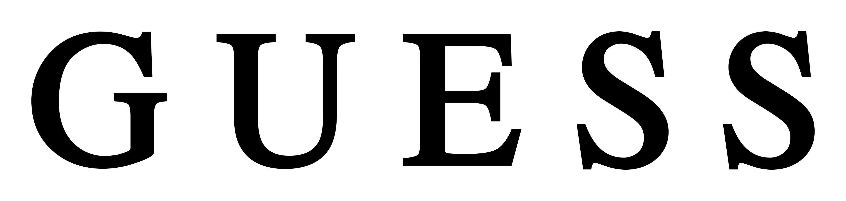 Guess logo on a transparent background