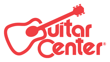 Guitar Center logo on a transparent background