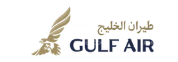 Gulf Air logo, wordmark version, on a transparent background