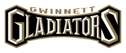 Gwinnett Gladiators logo, wordmark version, on a transparent background