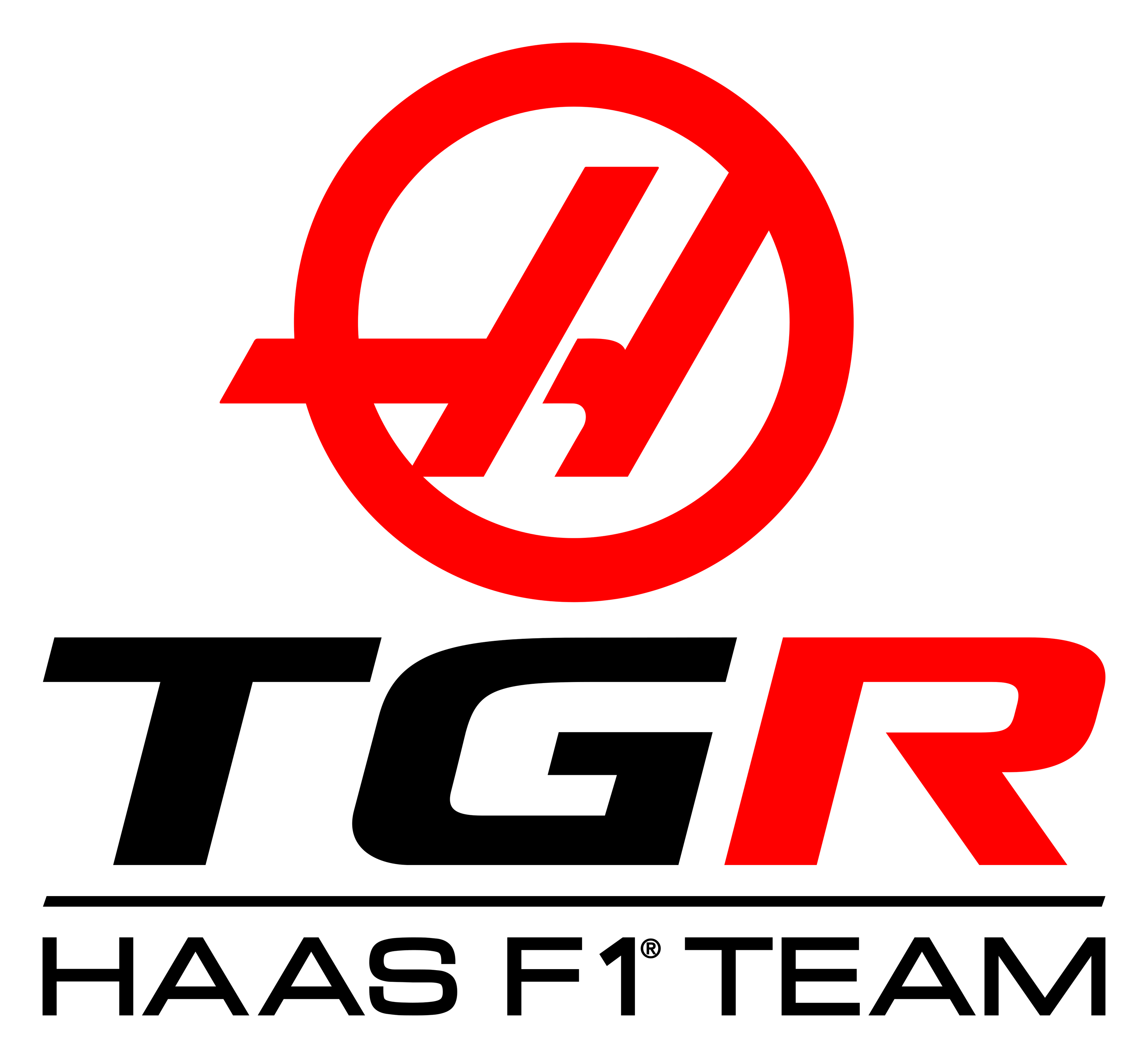 Haas logo on a transparent background