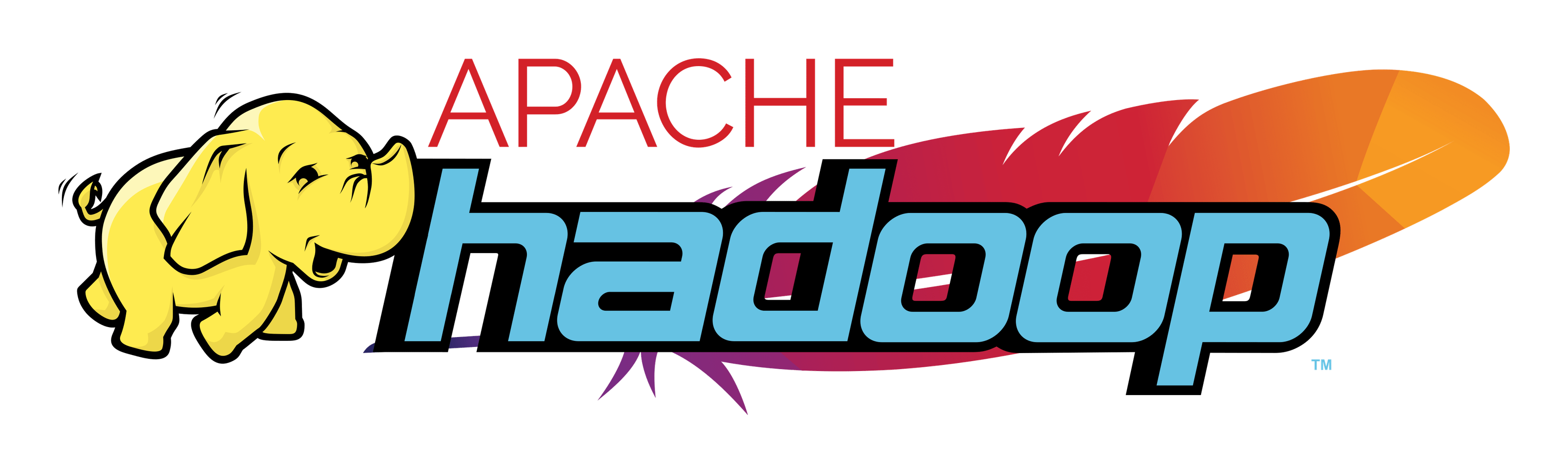 Hadoop logo on a transparent background