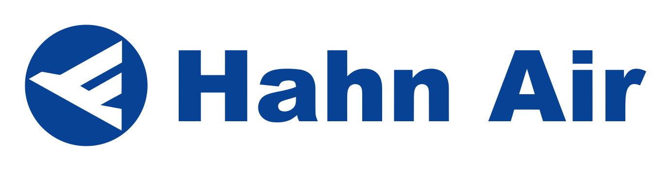 Hahn Air logo on a transparent background