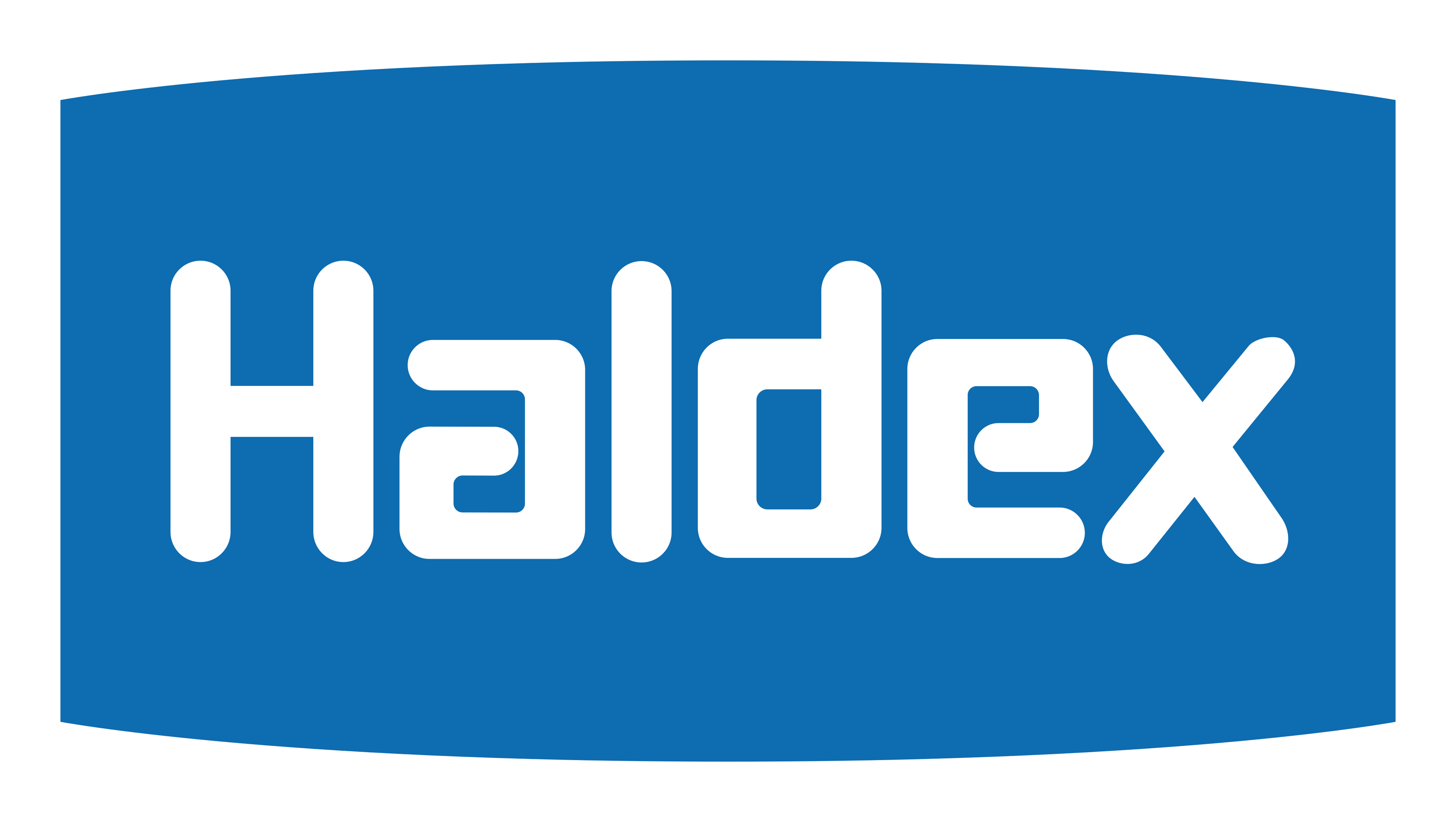 Haldex logo on a transparent background
