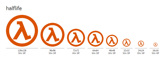 Half Life 3 logo on a transparent background