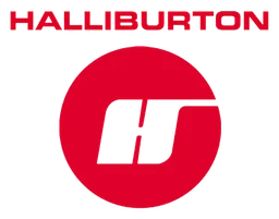 Halliburton logo, horizontal version, on a transparent background