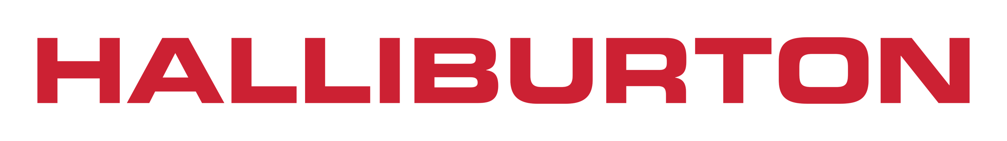 Halliburton logo on a transparent background