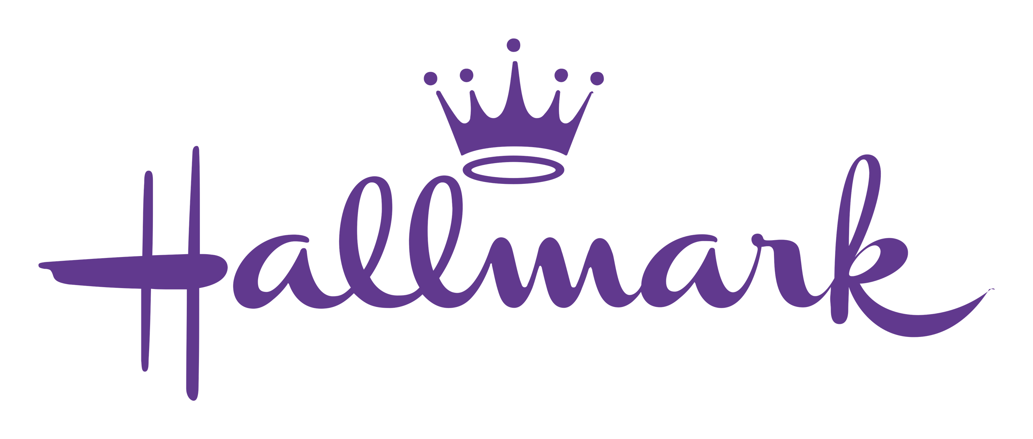 Hallmark logo on a transparent background