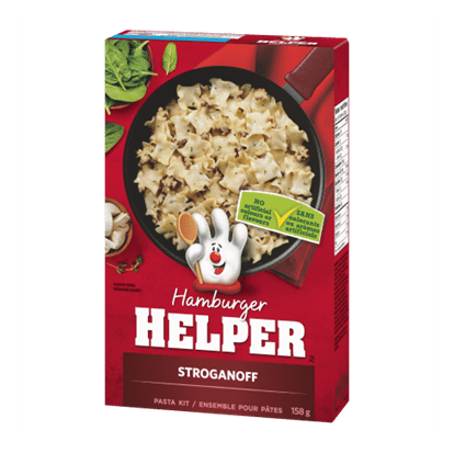 Hamburger Helper logo on a transparent background