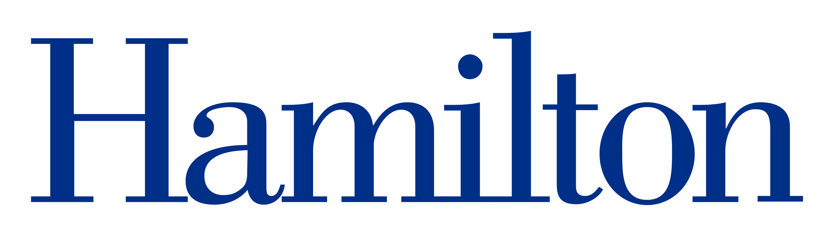 Hamilton logo on a transparent background