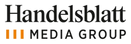 Handelsblatt logo, black wordmark version, on a transparent background