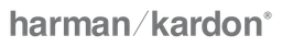 Harman Kardon logo, monochrome wordmark version, on a transparent background