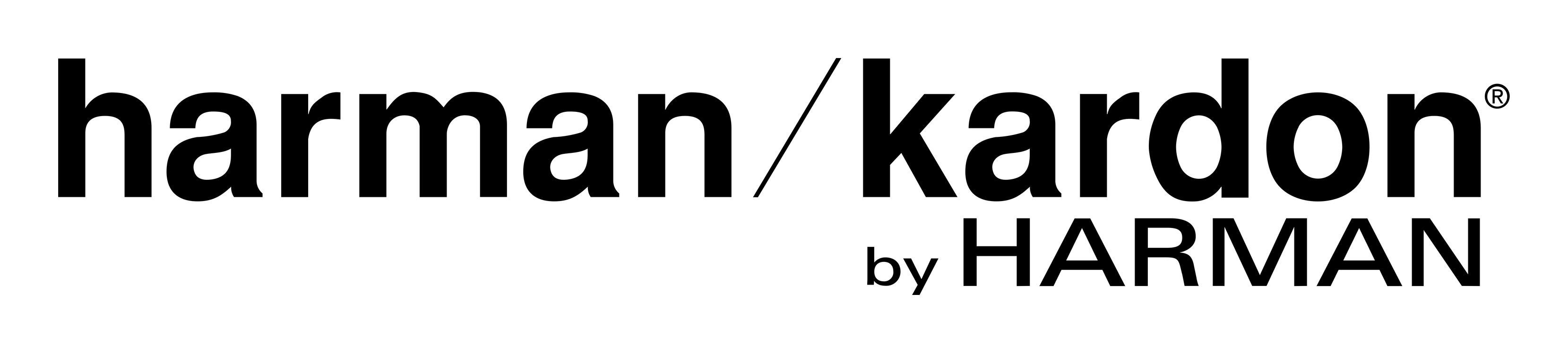 Harman Kardon logo on a transparent background