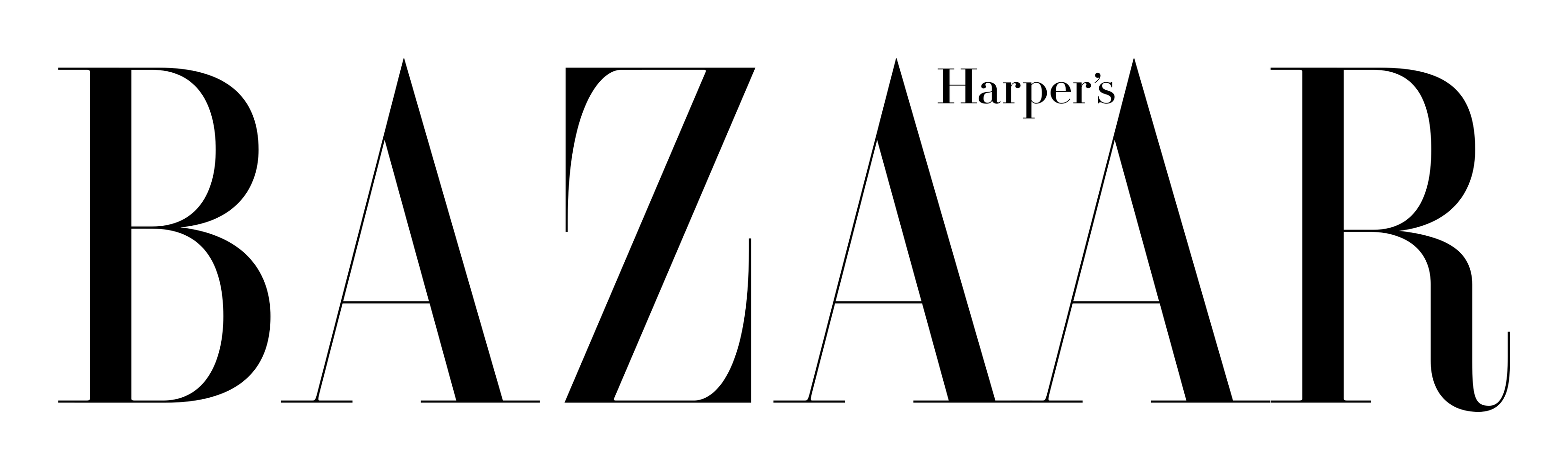 Harpers Bazaar logo on a transparent background