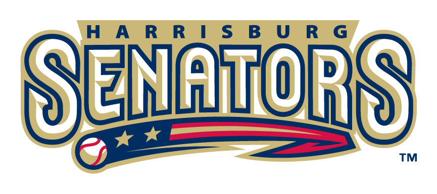 Harrisburg Senators logo on a transparent background