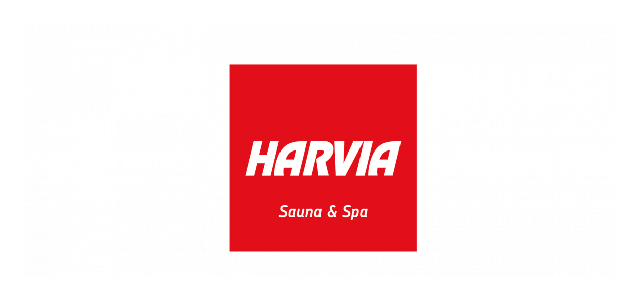 Harvia logo on a transparent background