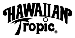 Hawaiian Tropic logo, black version, on a transparent background