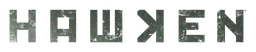 Hawken logo, monochrome wordmark version, on a transparent background