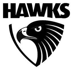 Hawthorn logo, monochrome icon version, on a transparent background