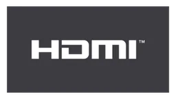HDMI logo, black version, on a transparent background