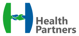 Healthpartners Logo, Variante horizontal, auf transparentem Hintergrund