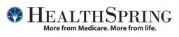 Healthspring logo, black wordmark version, on a transparent background