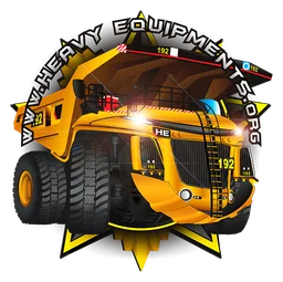 Heavy Equipment logo, icon version, on a transparent background